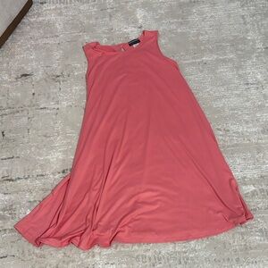 Allison Brittney Coral Midi Dress